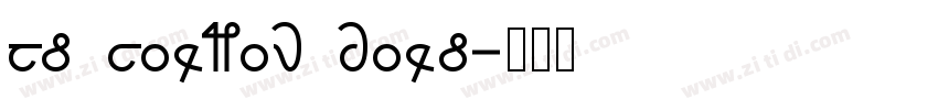 HD Colton Bold字体转换